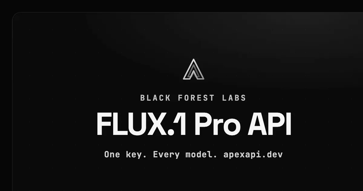 FLUX.1 Pro API on ApexApi